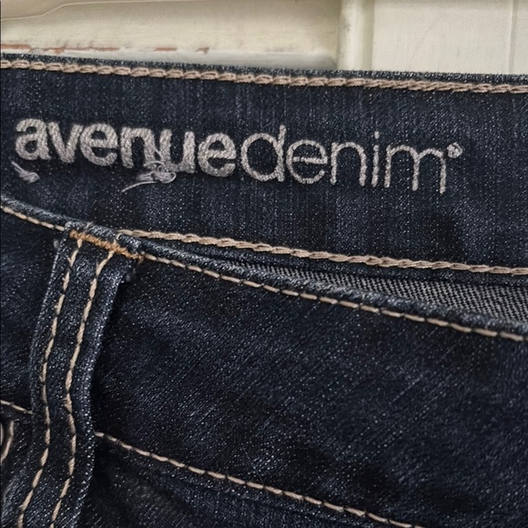 Plus size Avenue Blue Skinny Jeans Sleek Fit size 18 - Picture 6 of 14
